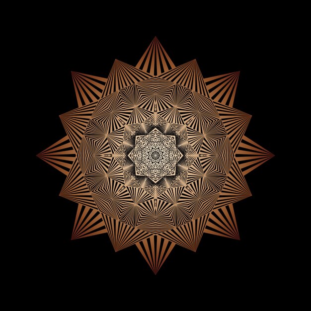 Fondo de mandala de lujo creativo