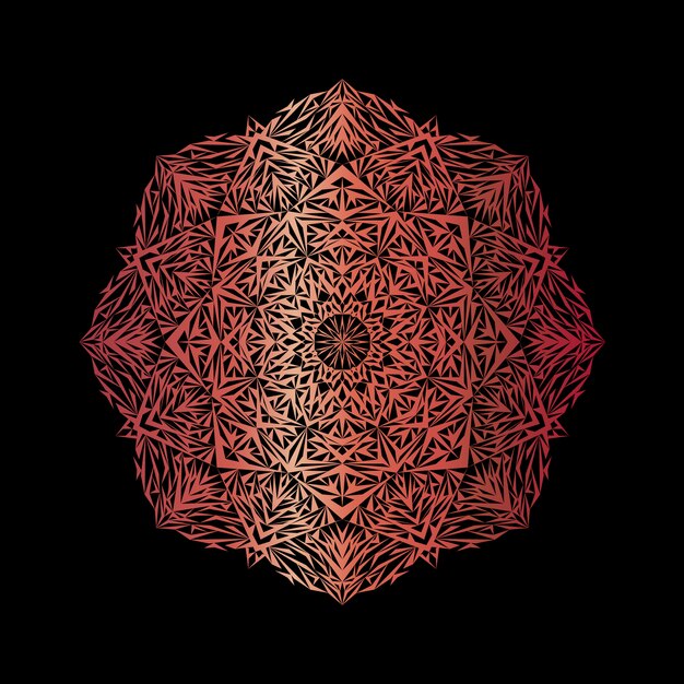 Fondo de mandala de lujo creativo