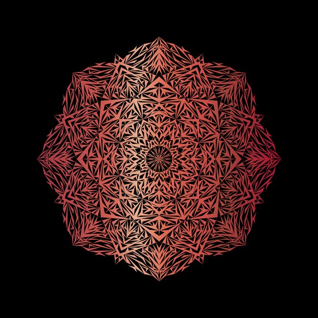 Vector fondo de mandala de lujo creativo