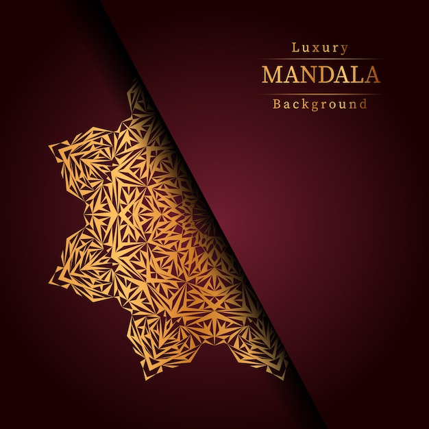 Fondo de mandala de lujo creativo
