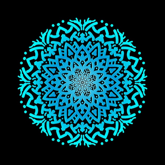 Fondo de mandala de lujo creativo