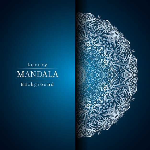 Fondo de mandala de lujo creativo