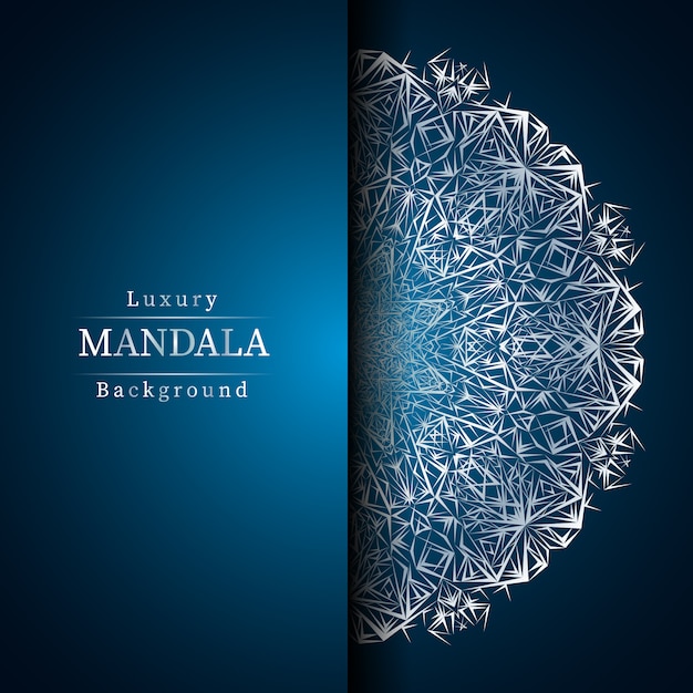 Fondo de mandala de lujo creativo