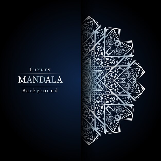 Fondo de mandala de lujo creativo
