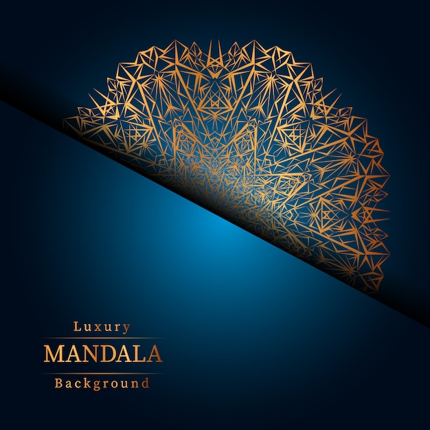 Fondo de mandala de lujo creativo