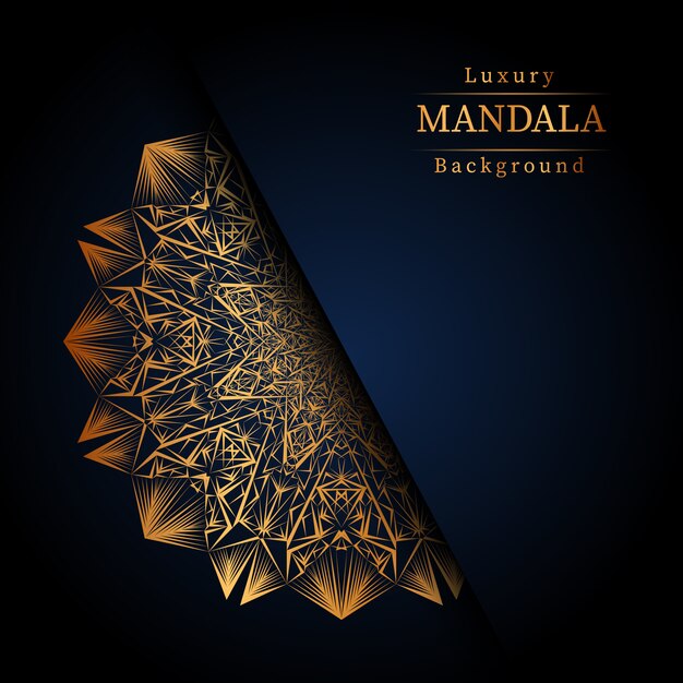 Fondo de mandala de lujo creativo