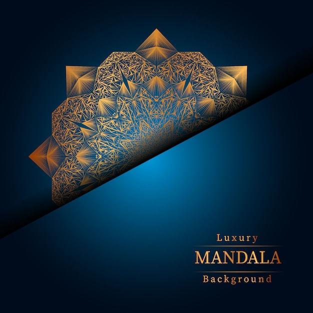 Fondo de mandala de lujo creativo