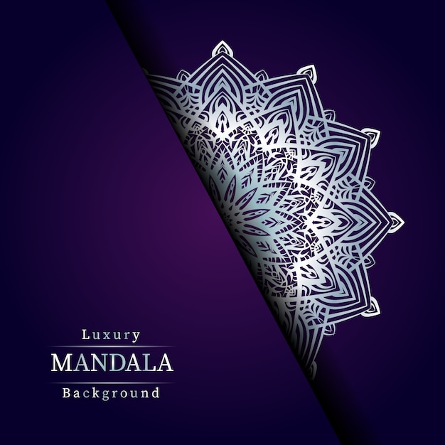 Fondo de mandala de lujo creativo