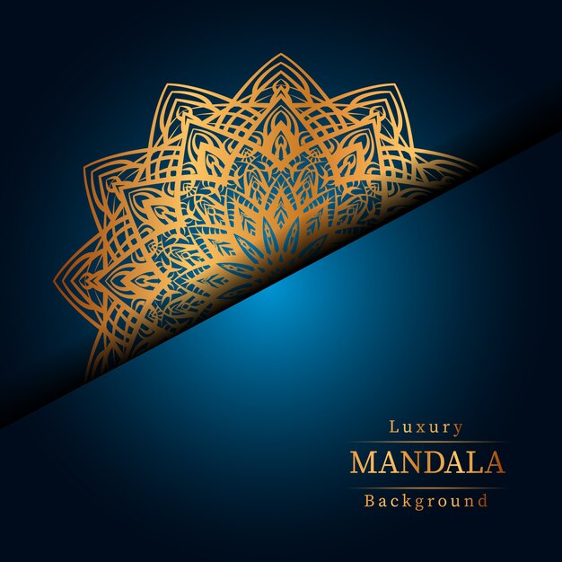 Fondo de mandala de lujo creativo