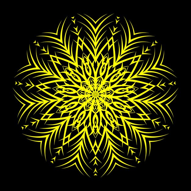Fondo de mandala de lujo creativo