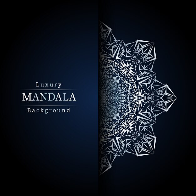 Fondo de mandala de lujo creativo