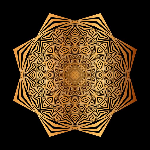 Fondo de mandala de lujo creativo