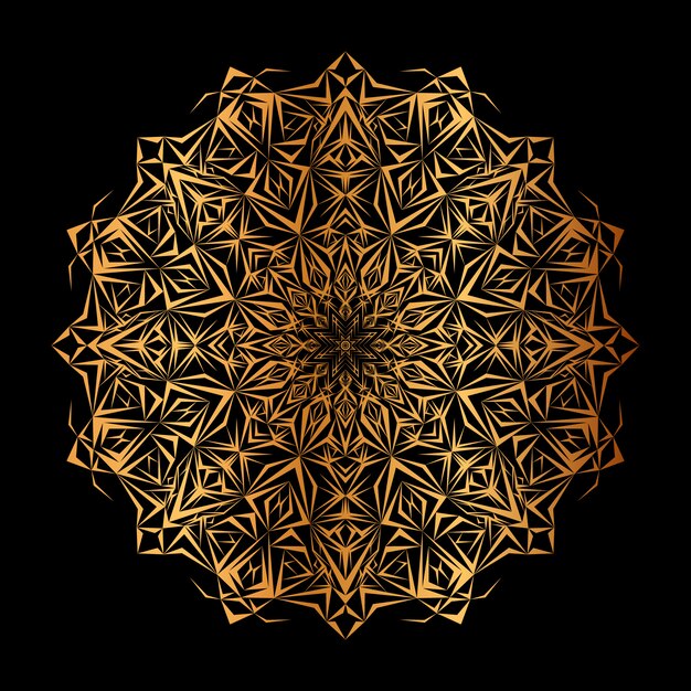 Fondo de mandala de lujo creativo