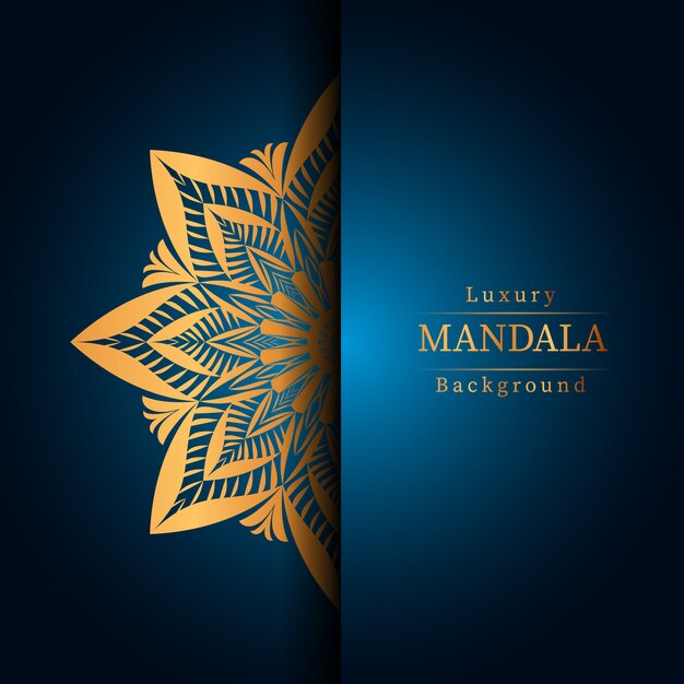 Fondo de mandala de lujo creativo