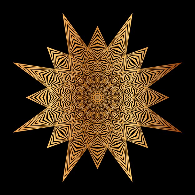 Fondo de mandala de lujo creativo
