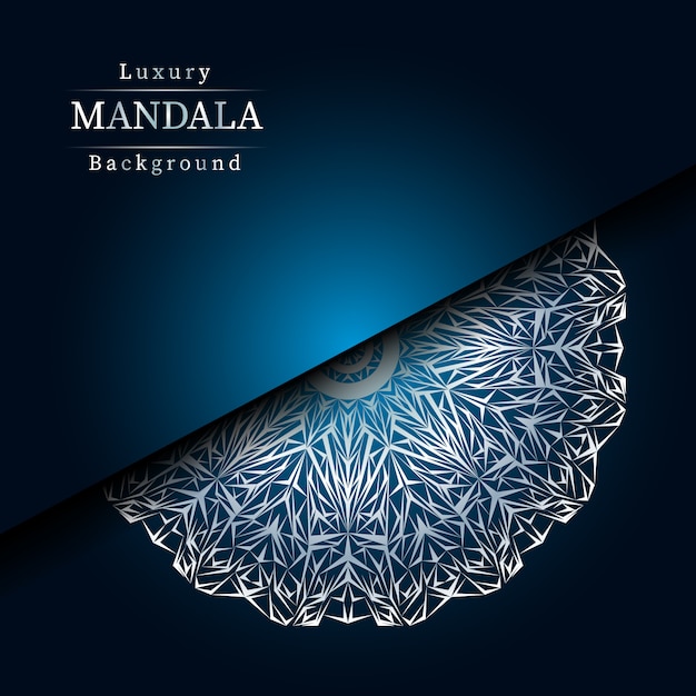 Fondo de mandala de lujo creativo