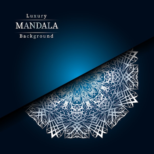Fondo de mandala de lujo creativo