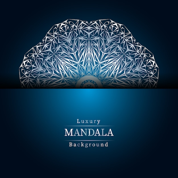 Fondo de mandala de lujo creativo