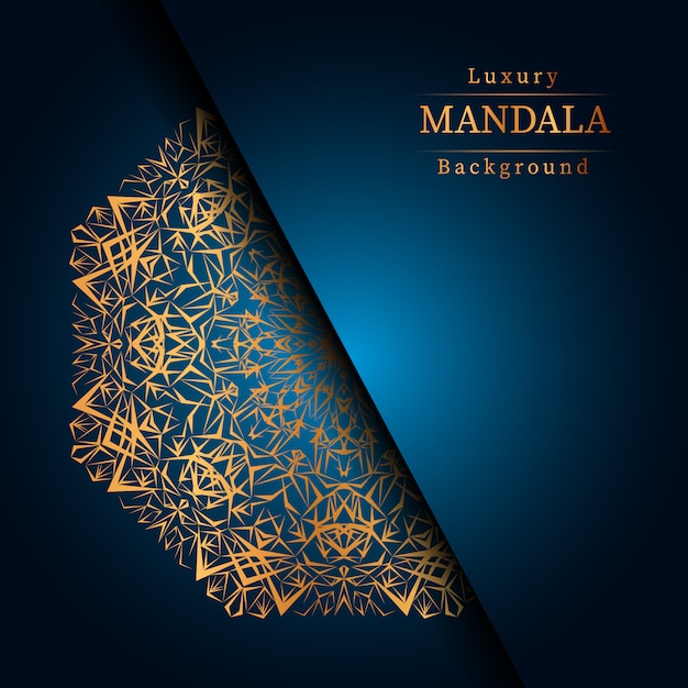 Fondo de mandala de lujo creativo
