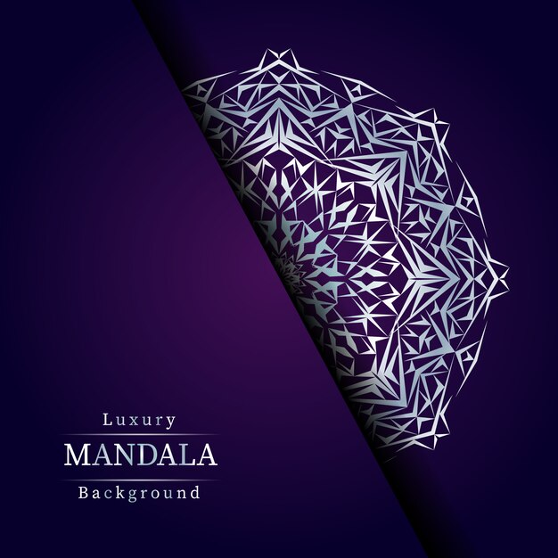 Fondo de mandala de lujo creativo