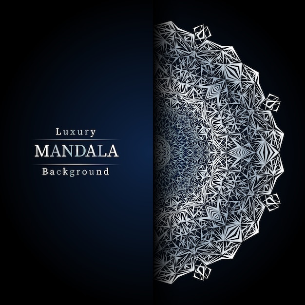 Fondo de mandala de lujo creativo