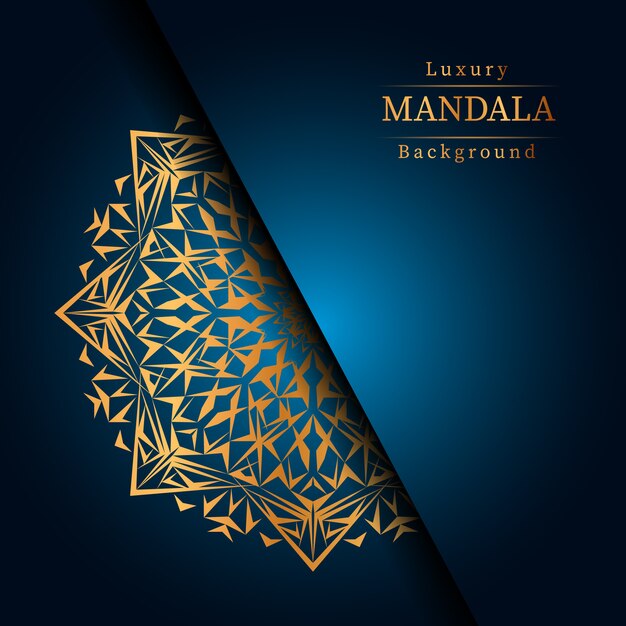 Fondo de mandala de lujo creativo
