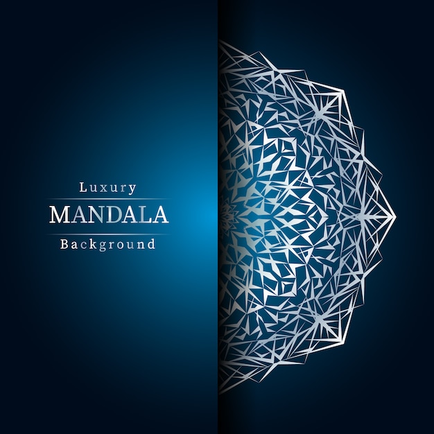 Fondo de mandala de lujo creativo