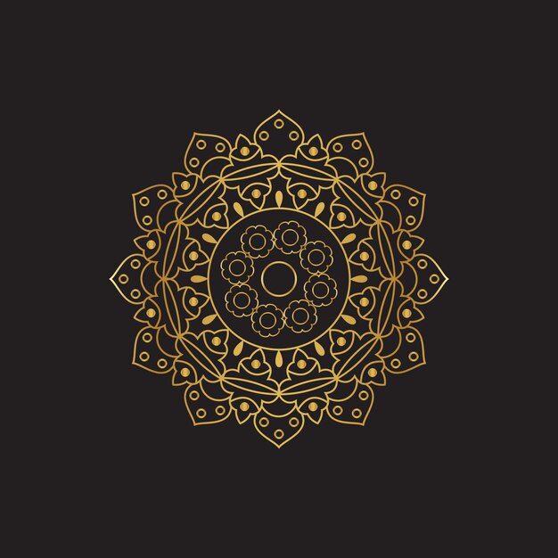 Fondo de mandala de lujo creativo