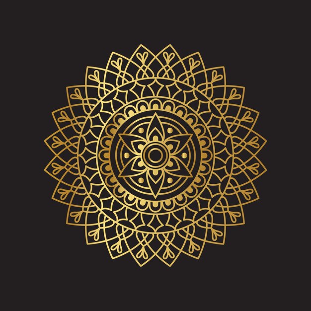 Fondo de mandala de lujo creativo