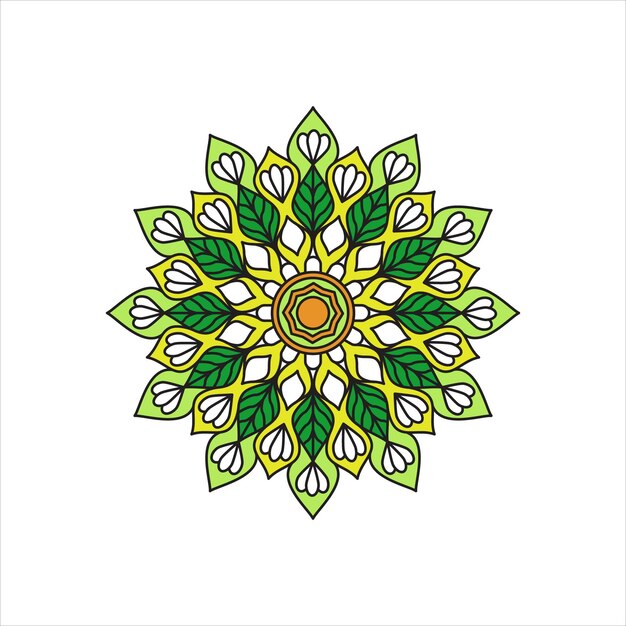 Fondo de mandala de lujo creativo