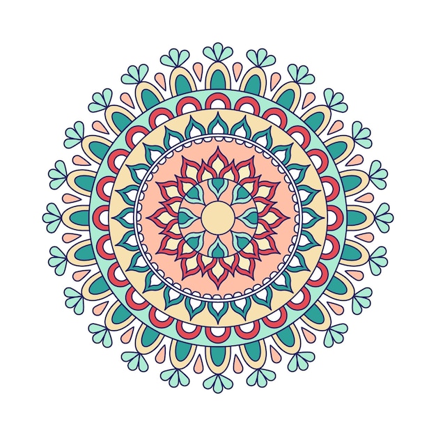 Fondo de mandala de lujo creativo