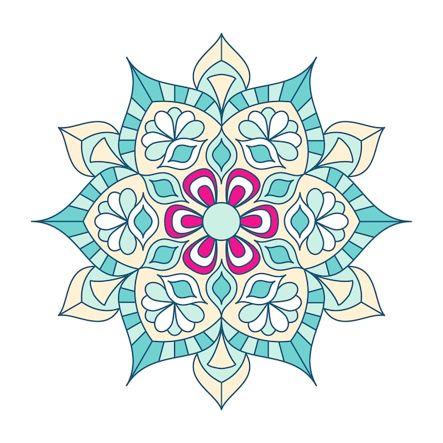 Fondo de mandala de lujo creativo