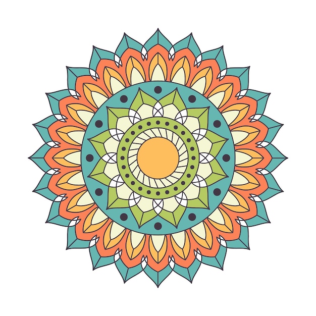 Fondo de mandala de lujo creativo
