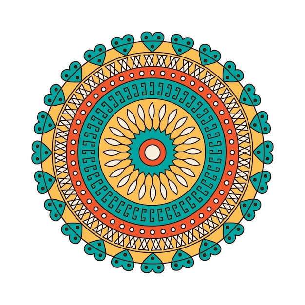 Fondo de mandala de lujo creativo