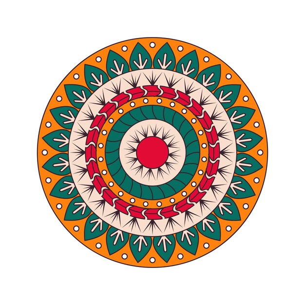 Fondo de mandala de lujo creativo