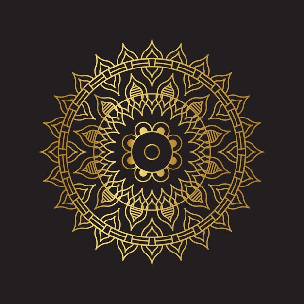 Fondo de mandala de lujo creativo