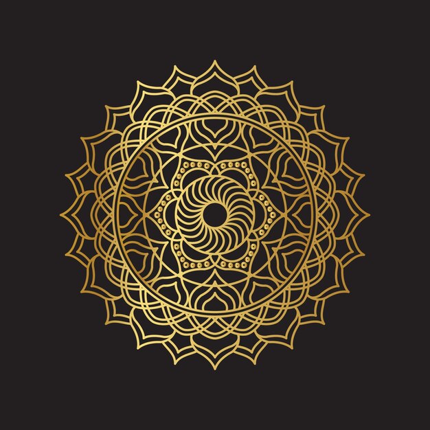 Fondo de mandala de lujo creativo