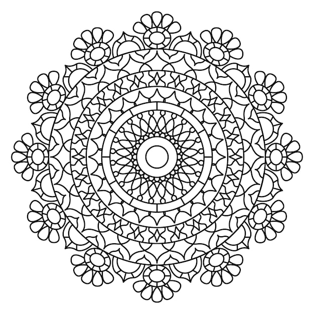 Fondo de mandala de lujo creativo