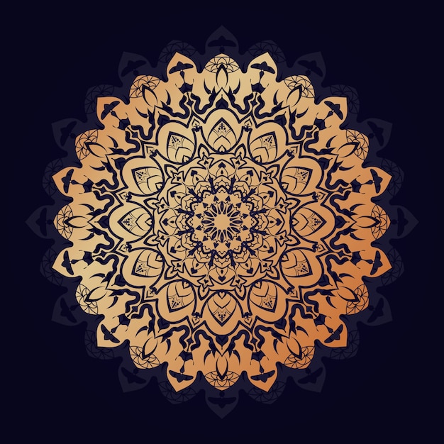 Fondo de mandala de lujo creativo