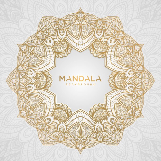 Fondo de mandala de lujo creativo