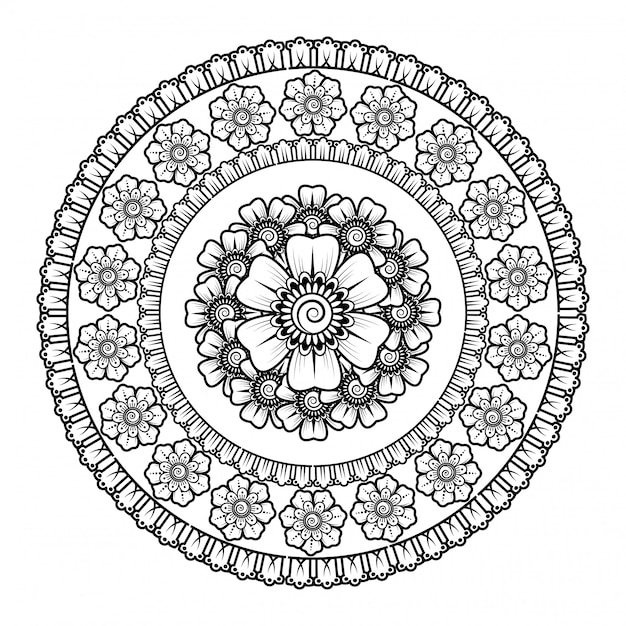Fondo de mandala de lujo creativo