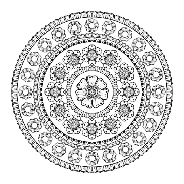 Fondo de mandala de lujo creativo
