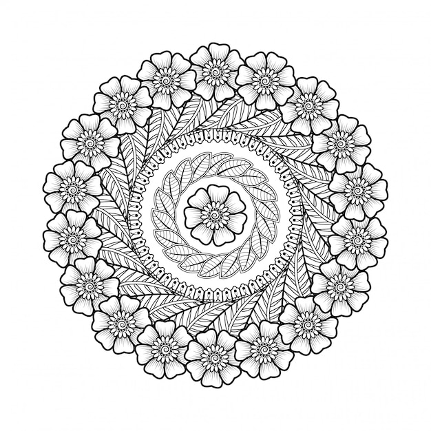 Fondo de mandala de lujo creativo