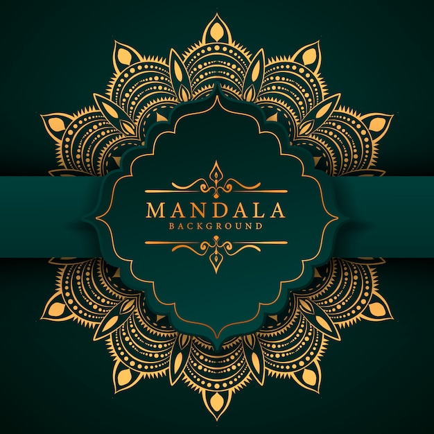 Fondo de mandala de lujo creativo