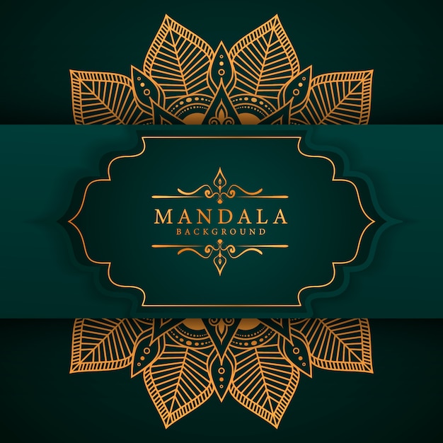 Fondo de mandala de lujo creativo