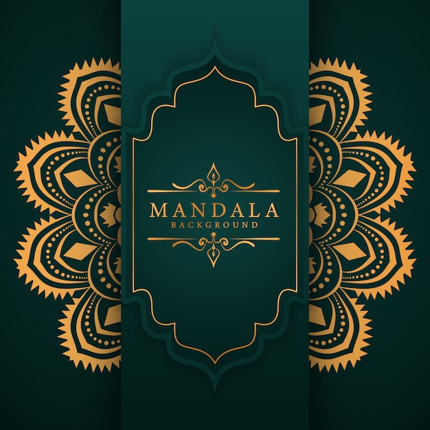 Fondo de mandala de lujo creativo