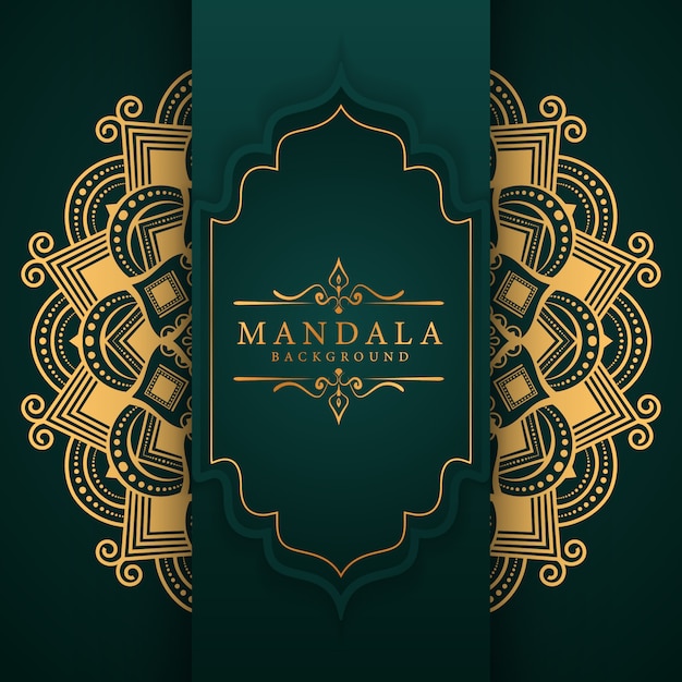 Fondo de mandala de lujo creativo