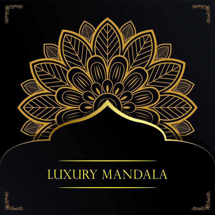 Fondo de mandala de lujo con patrón arabesco dorado Estilo árabe islámico oriental Estilo Ramadán