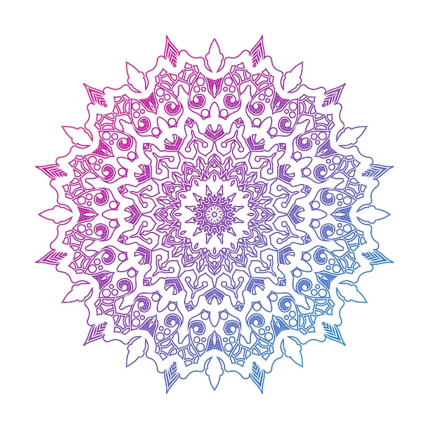 Fondo de mandala de lujo con patrón arabesco dorado estilo árabe islámico oriental
