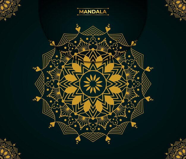 Fondo de mandala de lujo